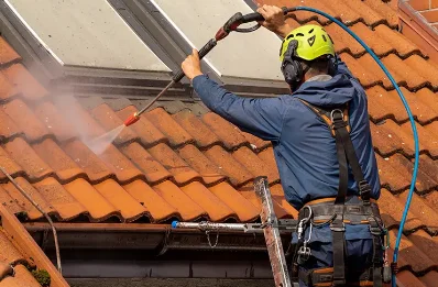 Démoussage et hydrofuge de toiture à Mazères